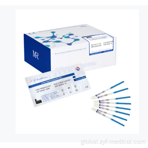 Home Use Hcg Pregnancy Home use early HCG Pregnancy Rapid Test Strip HCG test card Factory